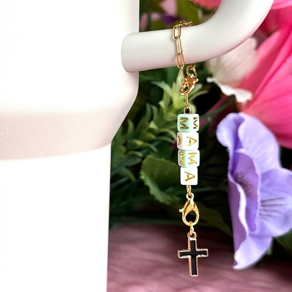 Cross Stanley Cup Tumbler Charm Stanley Cup Accessories Stanley Cup Charm - Picture 1 of 10